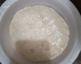 A picture of step 1 of Khamir dough.