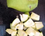 A picture of step 2 of Raw Mango Chutney.
