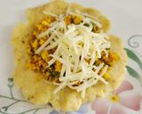 A picture of step 7 of Cheesy Paneer Potato Pancake.