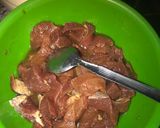 A picture of step 3 of Chinese beef and cabbage sauce.
