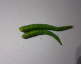 A picture of step 2 of Alu peethi (Potato filling).