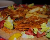 A picture of step 17 of Rozina’s Persian calzone pizza.