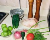 Foto del paso 1 de la receta: Ceviche de Pollo 👨🍳
