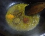 A picture of step 4 of Methi Gajar.