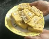 बेसन मिल्ककेक (besan milkcake recipe in hindi) रेसिपी चरण 11 फोटो