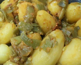 Foto del paso 4 de la receta: Judías verdes con patata, ajos y pimentón😋