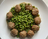 Foto del paso 6 de la receta: Albondiguitas de carne con guisantes