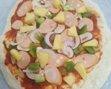 Gambar langkah 6 resipi Doh Pizza (Yeasted).