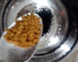 A picture of step 5 of Achaari Baingan.