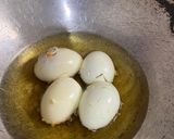 A picture of step 1 of Egg biryani.