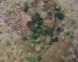 A picture of step 2 of Methi Paneer Masala.