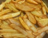 A picture of step 6 of Potato fries 🍟 all time favourite.