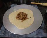 A picture of step 13 of Tuvar stuffed kachori.