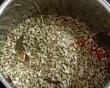 A picture of step 1 of Jain peri peri masala.