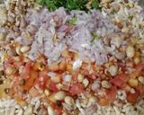 A picture of step 3 of Sukhi bhel.