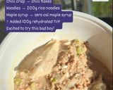 A picture of step 6 of Easy Vegan Dumpling Ramen Bake.