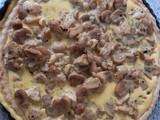 Quiche de pollo y champiñón