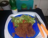 Foto del paso 4 de la receta: Milanesa de Carne, con ensalada de lechuga..😋