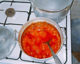 A picture of step 3 of Yam and beans with assorted meat stew.