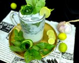عکس مرحله 1 از دستور دوغ ریحان و لیمو solmaz