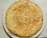 Foto del paso 13 de la receta Tortilla de alcachofas, bacon y judías blancas