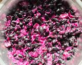 A picture of step 1 of Jamun Poli (Jamun Tikki).