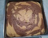 Ogura Zebra Cake langkah memasak 6 foto