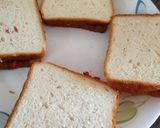A picture of step 3 of Beetroot sandwich.