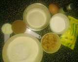 A picture of step 1 of Choco-nuts cookies.
