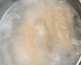 A picture of step 1 of Saltfish Fritters.