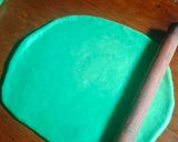 Foto langkah ke 7 dari resep Roti Tawar Pandan Kukus (no mixer).