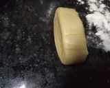 A picture of step 3 of Khaja Sweet.