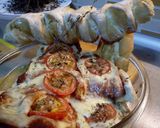Foto del paso 7 de la receta: Pan pizza de boloñesa con champiñones
