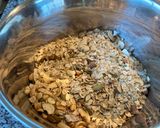 A picture of step 2 of Fruit and Nut Granola.