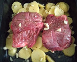 Foto del paso 4 de la receta: Galtas al horno con patatas