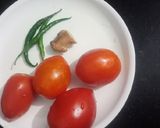 A picture of step 1 of Matar Makhane ki Sabji.