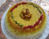 عکس مرحله 4 از دستور پلو کدو حلوایی با مرغ خوشمزه و مجلسی به روش اصلی