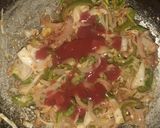 A picture of step 5 of Veggies pasta.