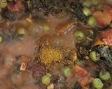 A picture of step 4 of Methi malai mutter.