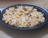 A picture of step 5 of Sabudana khichdi.