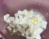 A picture of step 1 of Kadai paneer.