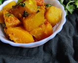 কুমড়ো গাজরের ডালনা (Kumro Gajorer dalna recipe in Bengali) রেসিপি ধাপ - 9 ছবি