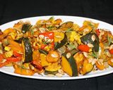 Foto del paso 4 de la receta: Vegetales asados con romero y semillas de zapallo kabosha