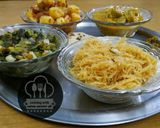 A picture of step 5 of Vege thali for sabzi lovers.