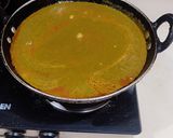 A picture of step 6 of Sarso Ka Saag (sarso, palak, bathua).