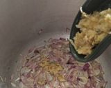 A picture of step 3 of Gobi gosht.