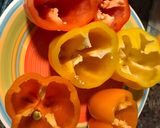 Sütőben sült töltött paprika recept fázis 1 fotója