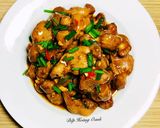 Hình bước làm 4 của món Mề Gà Xào Bơ