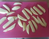 A picture of step 2 of Vickys Homemade Oven Chips / Fries, GF DF EF SF NF.
