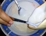 A picture of step 2 of Rava Jalebi.